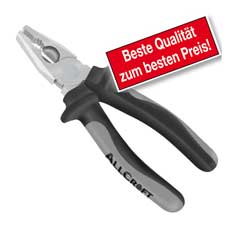 Kombizange 200mm DIN/ISO 5746 CV verchromt,2-Zonen-Isolierung,Softgriff