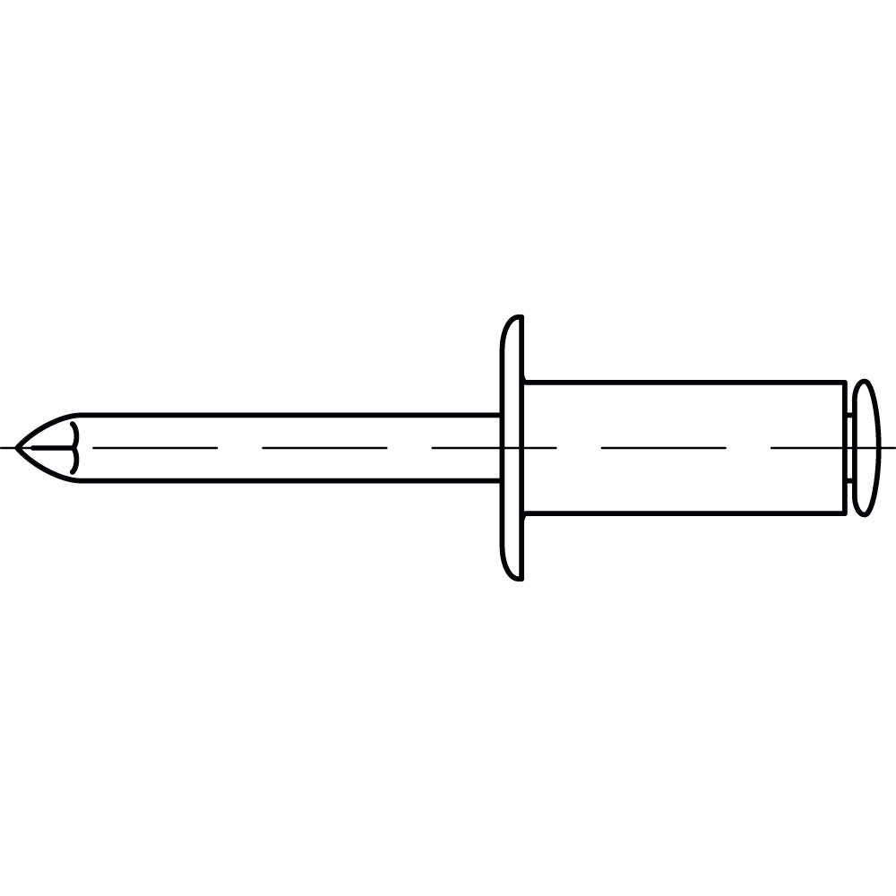 Flako.-Blindniete A2/A2 A 4 x 18 VE=S VP=500
