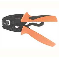 Ratschenendhülsenzange 0,14-6mm² automatisch,Trapez-Pressung,seitlich