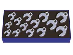 Hahnenfußgabelschlüssel-Satz 27-50mm 1/2" Antrieb,14-teilig