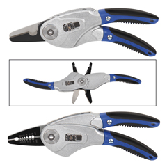 Elektrikerschere 2-IN-1 205mm Kabel- schneiden und abisolieren