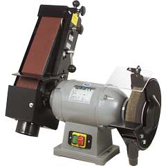 Slip-Max Band-Kontakt+Schleif-Scheiben- Maschine,400V,100x1150mm,250x38mm