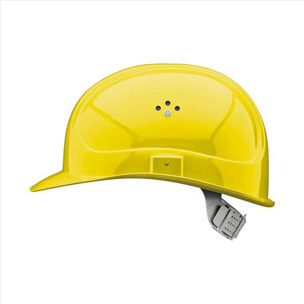 Schutzhelm INAP-MASTER, gelb, EN 397 6-Punkt-Innenausstattung aus Kunststoff