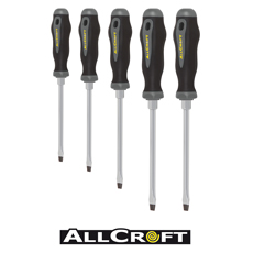 6-Kant-Schrauber-Satz 5-teilig Cr-Mo-Va-Stahl,mattverchromt,schlagfest