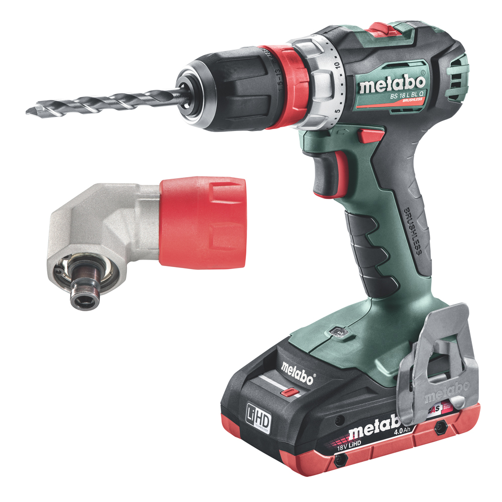 Akku-Bohrschrauber Aktionsset METABO inklusive Schnellwechselwinkeladapter