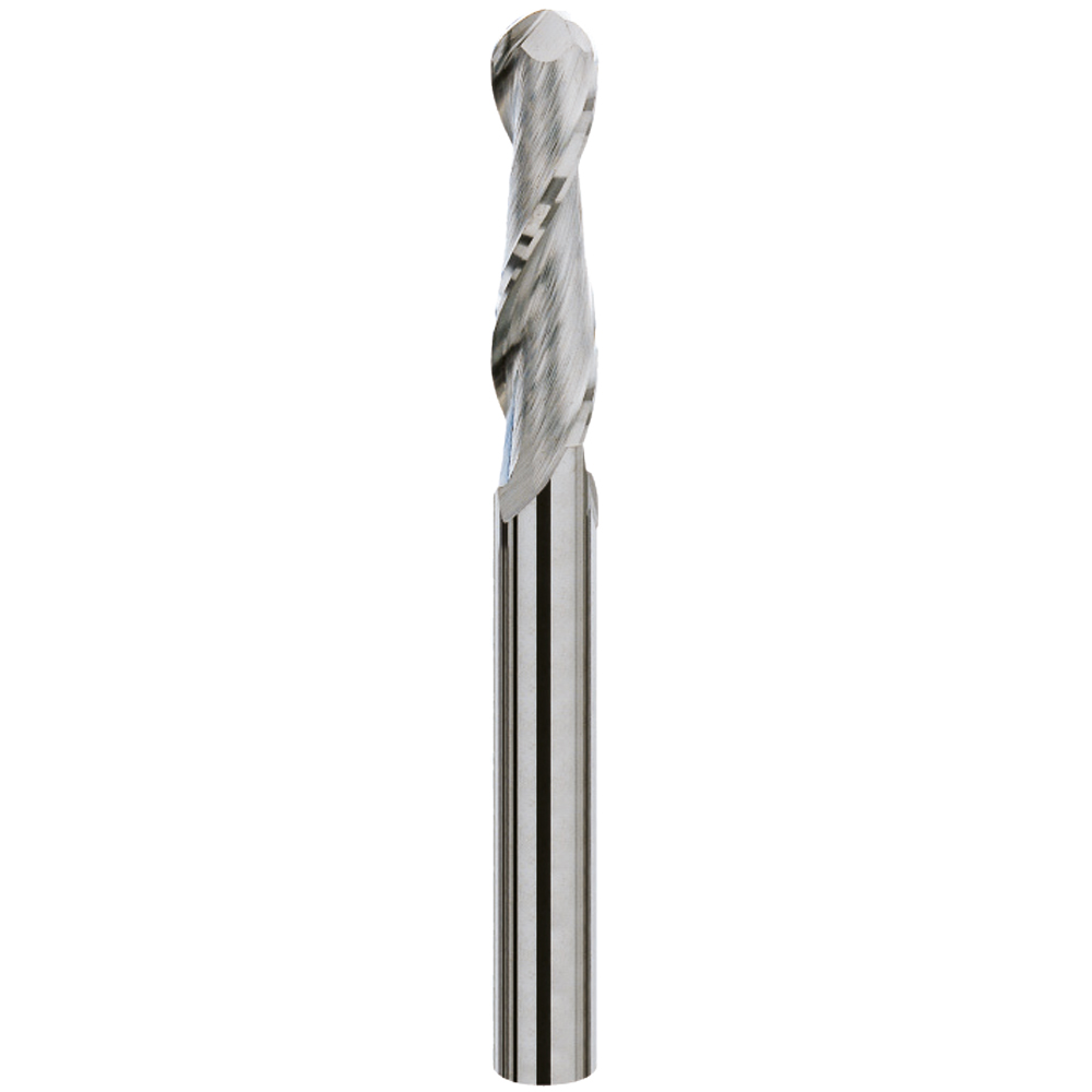 VHM-Kugelfräser Ø3;Z=2;lang (GLxSL)55x20/Schaft D3nach DIN 6535A