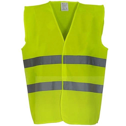 Warnweste,EN471,Gr.L,warngelb Logo "BIG"+"Med.Univ.Wien"