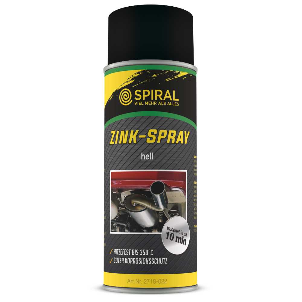 Zink-Spray hellgrau 400ml Behandlung feuerverzinkter Oberflächen