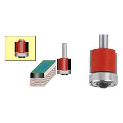 Kantenfräs+Kugellager HT6131320 13mm Kugellager 13mm,Schaft 6mm,Hartmetall