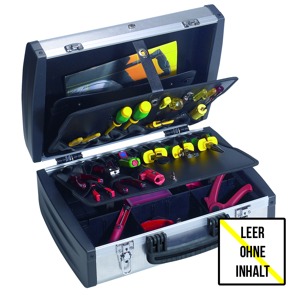 Stabilkoffer Composit A 446x340x190mm Gummistoßleisten,2 Tafeln