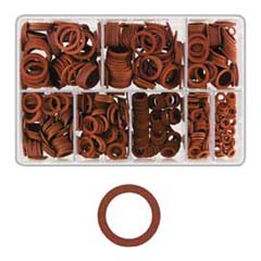 Fiber-Dichtring-Satz,metrisch,800-teilig 6-26mm Durchmesser,in Box