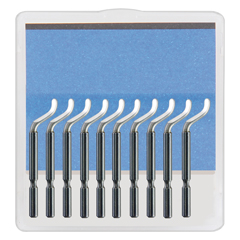 10 Stück S10C Klingen aus VHM zu GRATNIX Entgrater 3,2mm Durchmesser