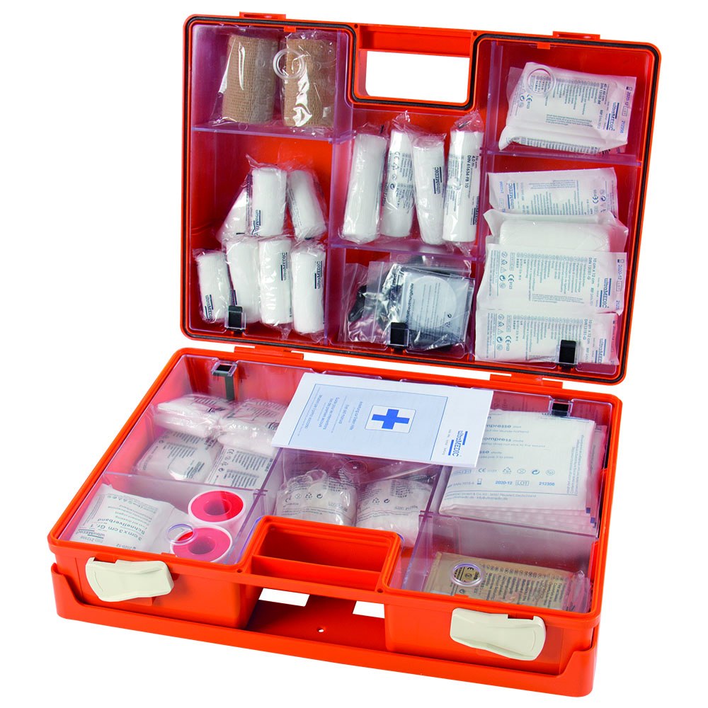 Erste-Hilfe-Koffer Type2,bis 20 Personen befüllt. 34x24,5x12,5cm,ÖNORM Z 1020