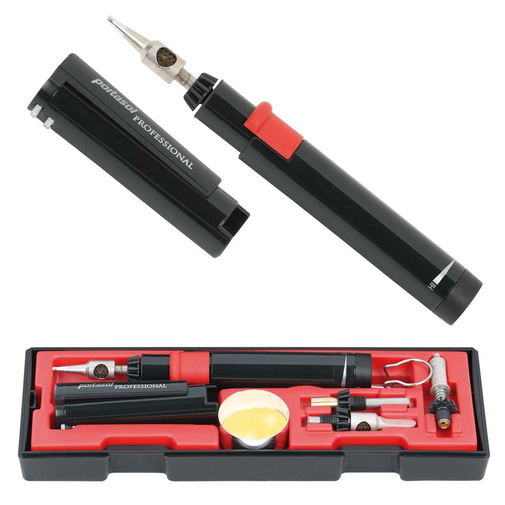 Professional-Set PORTASOL 6-teilig,mit 4 verschiedenen Einsätzen