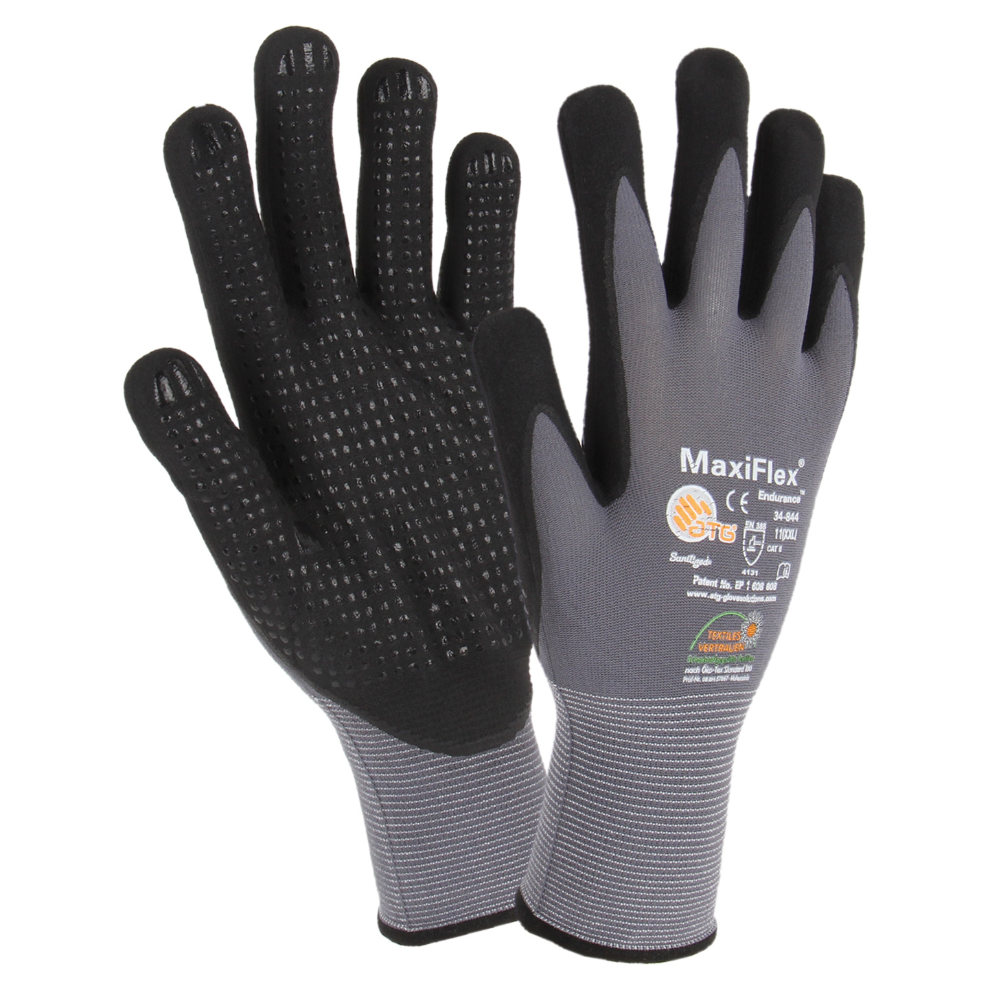 Montagehandschuh MAXIFLEX-ENDURANCE Gr.9 EN 388 4.1.3.1 CE Cat.II Nitril genoppt