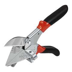 PVC-Profil-u.Leistenschneider 50mm Schnittbereich,225mm lang,45°,li/re