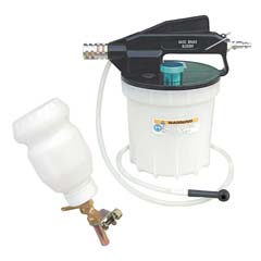 Bremsentlüftungs+Füllgerät pneumatisch 2-teilig,komplett mit Zubehör