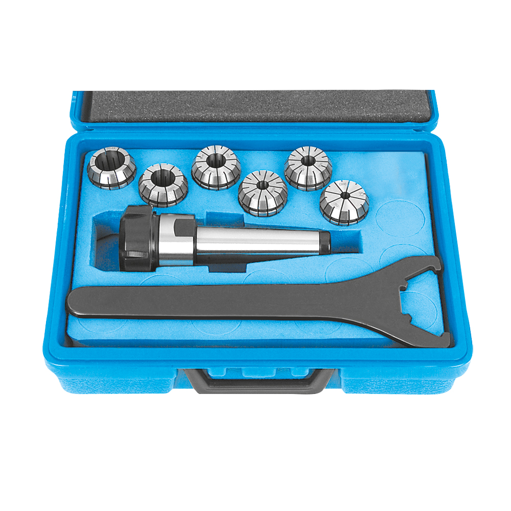 Fräser-Spannfutter MK3 Sortiment mit 6 Spannzangen 6-20mm,in Kassette