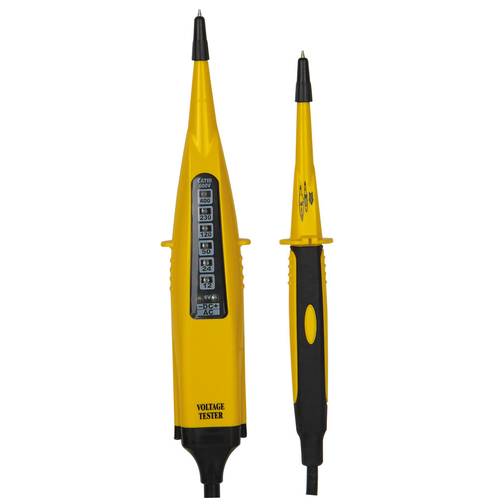 PRÜF-PROFI Spannungs/Polaritäts-Prüfer 6 bis 600 Volt