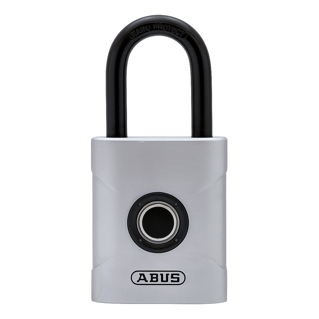 Fingerprint-Vorhangschloss TOUCH 50mm sicherer Speicher für 10 Fingerabdrücke