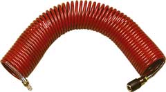 Spiralkomplettschlauch 15m mit Turbomatic-Kupplungs-Männchen+Weibchen