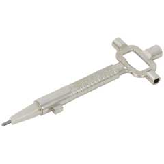 Bauschlüssel zum Zylindermessen mit Skala und für viele Anwendungen