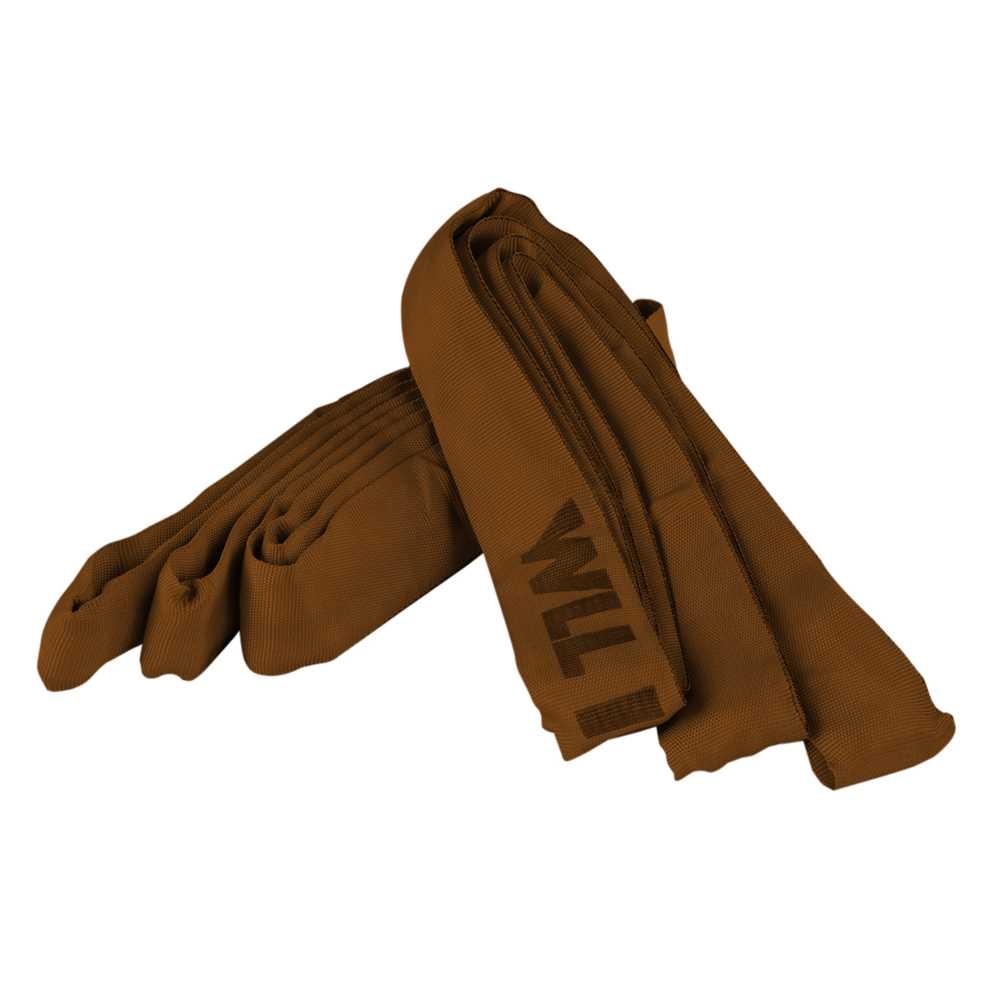 Rundschlinge ROBUST 6t - 4,0m Nutzlänge braun,extra-starker Mantel,EN1492-2