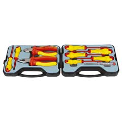 Zangen/Schraubendrehersortiment 10-tlg EN60900,stückgeprüft,in Box