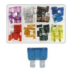 Flach-Stecksicherungs-Satz 56-teilig Mega-Blade 20-100A,in Box