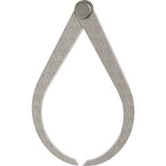 Präzision-Außentaster 300mm,feinpoliert Kanten abgerundet