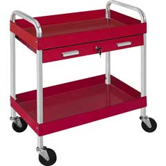 Beistellwagen SIMPLEX 780x410x900(LxBxH) mit Lade,2 Ablageflächen