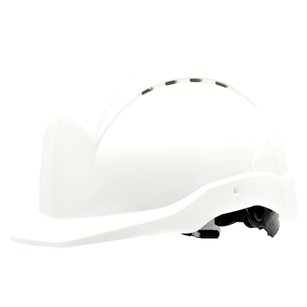 Schutzhelm 9500 weiß,Logo "BELFOR" 3-farb.,6-Pkt-Innenausst.,Drehrad,EN 397