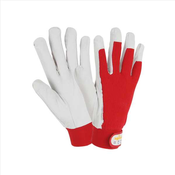 Feinlederhandschuh ROSSO spiral Gr.8 EN 388 2.1.2.1.CE Nappaleder, Klettvers.