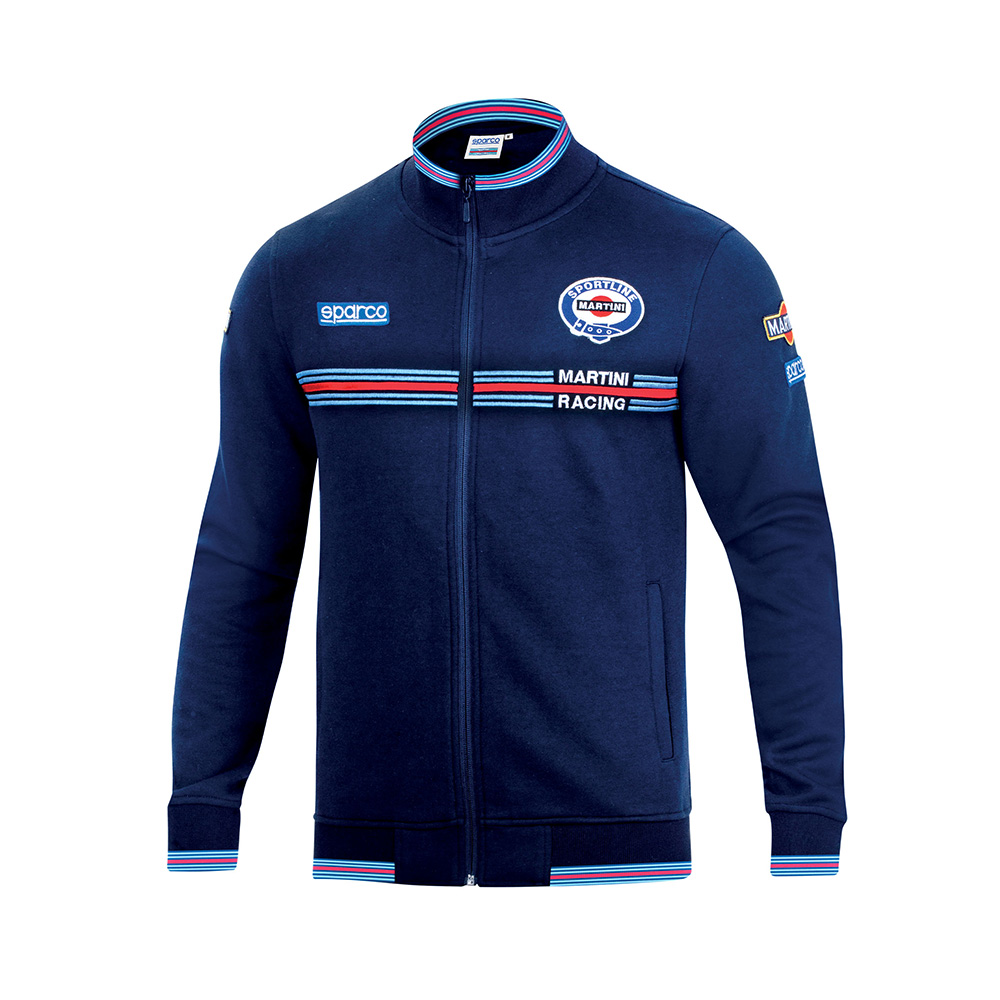 MARTINI RACING ZIP SWEATJACKE MARINE XL 70% Baumwolle, 30% Polyester - 300g/m²