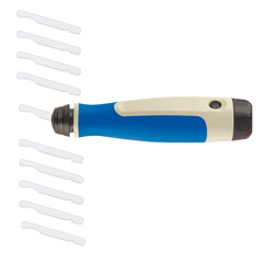 Keramik-Kunststoff-Entgrat-Set für harte und weiche Kunststoffe,Rotogriff