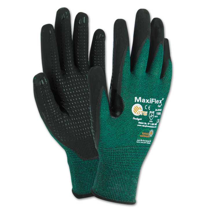 Schnittschutzhandschuh MAXICUT 8443, G.6 EN 388 4.3.3.1.B, CE Cat.II, DMF-frei