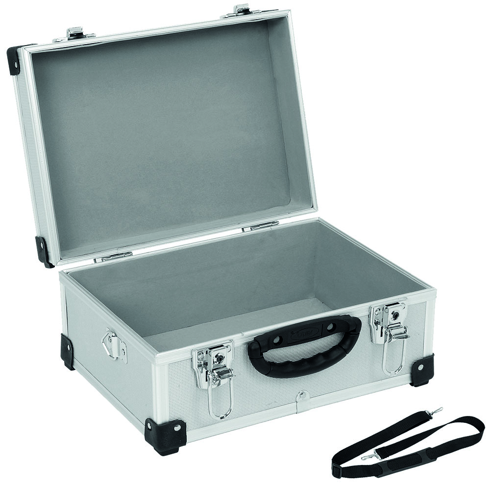 Koffer ALU 320x230x155mm,silber versperrbar,mit Trageriemen