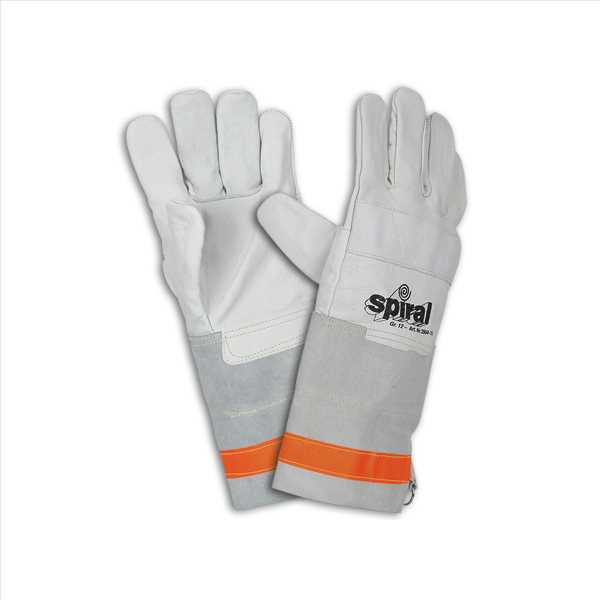 Thermo-Signal-Handschuh Gr.10 Isolationsfutter, Signalstreifen