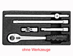 Mulde leer für1/2" Ratschwerkzeuge 157x310mm Kunststoff