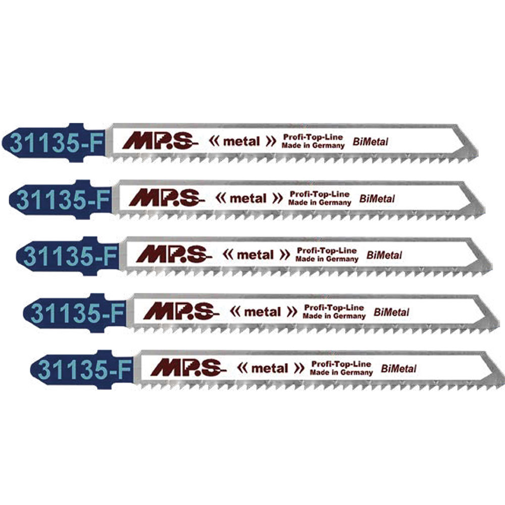 5 Stück Stichsägeblatt 100mm,ZT2 Bimetall,geschränkt,Holz,Alu,Weichstahl