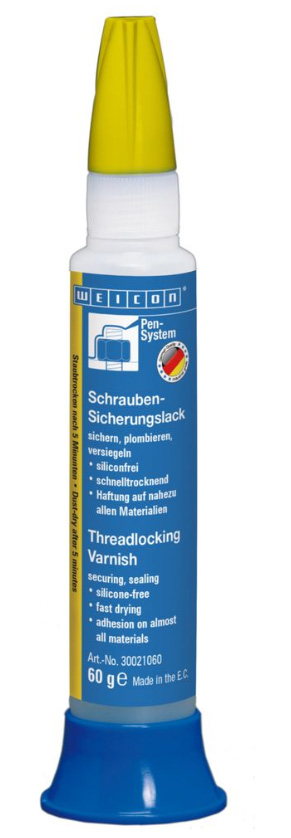 Schraubensicherungslack WEICON 60g,gelb