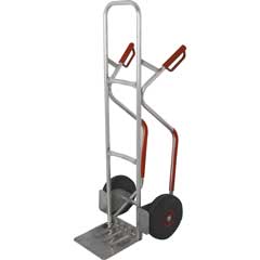 Transport-Rodel Alu 150kg Treppenrutscher, Vollgummibereifung