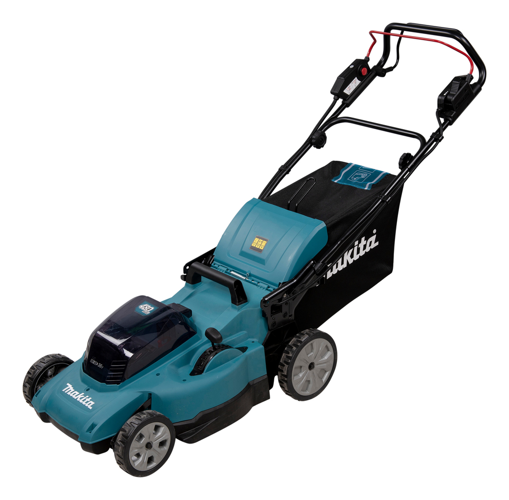 Akku-Rasenmäher MAKITA DLM481CT2 2x18V 48cm Schnittbr.,2x5Ah Akku,Ladegerät