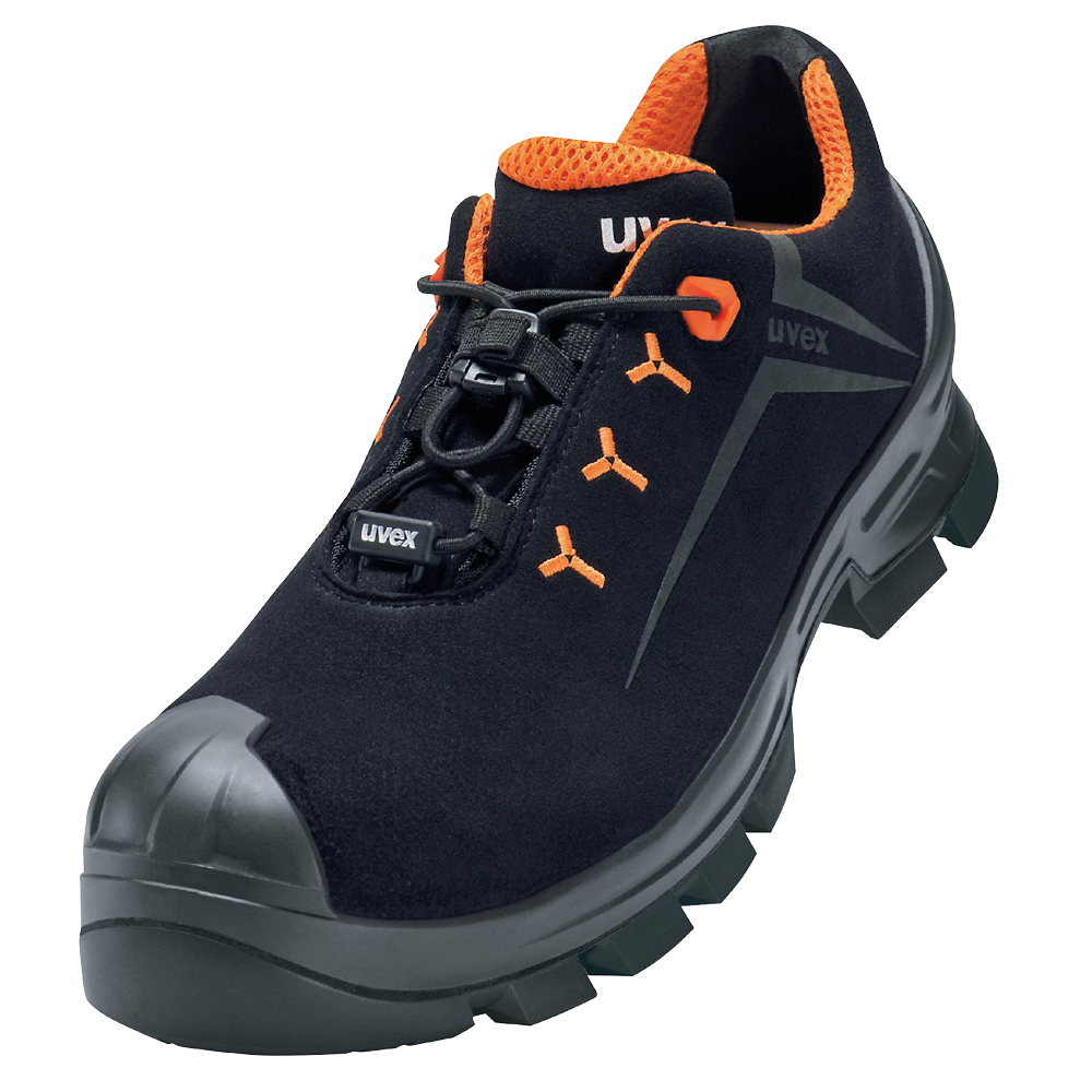 uvex 2 MACSOLE Halbschuhe S3 65282 schwarz/orange Weite 11 Größe 39