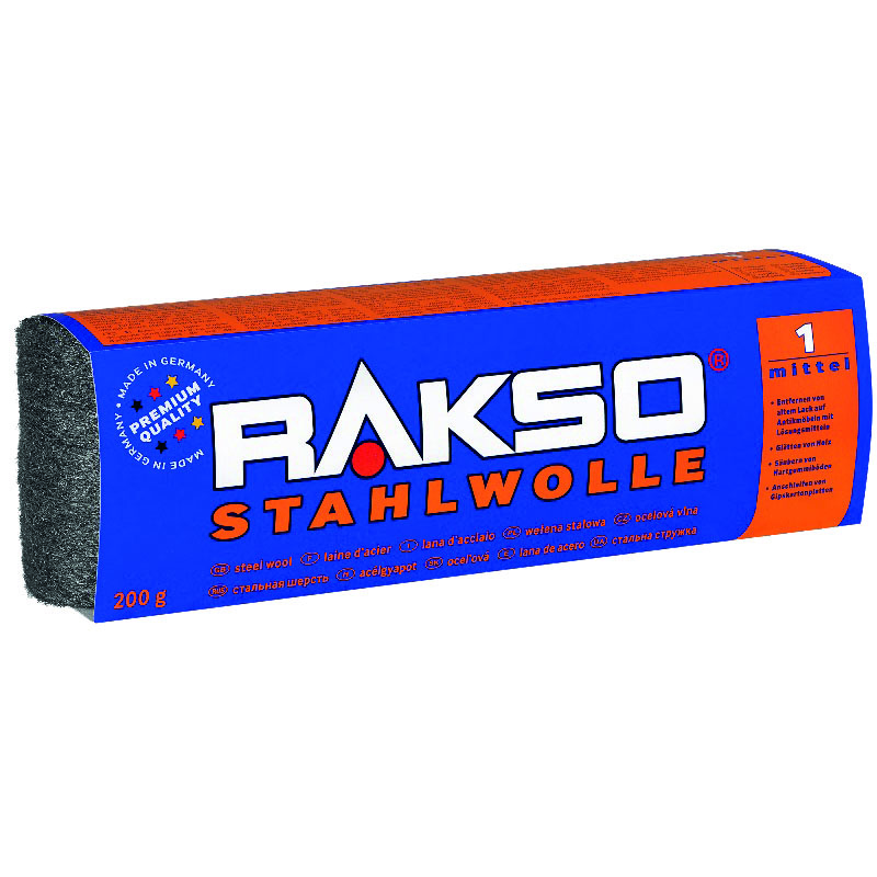 Stahlwolle,universal,200g,Type 1 mittel zum Polieren,Schleifen und Reinigen