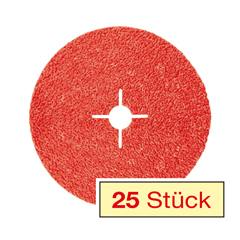 25 Stück Cubitron II 987C,115x22mm P 36 keramische Fiberscheiben für Edelstahl