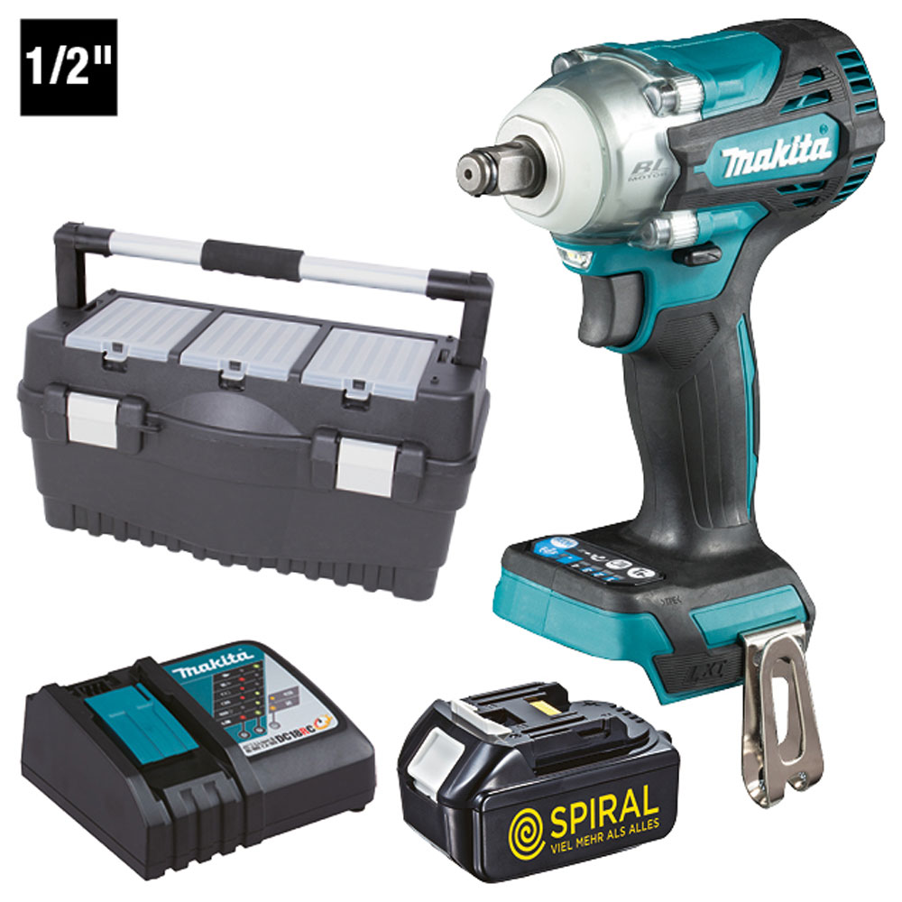 Akku-Schlagschrauber MAKITA 1/2"+ Akku 18V/7,0Ah+ Werkzeugkoffer + Ladegerät