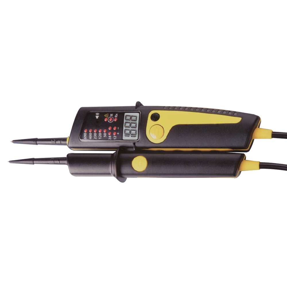 DIGI-Prüfblitz UNI2100 BETA, Spannungs- Drehfeld- und Durchgangsprüfung,100-690V