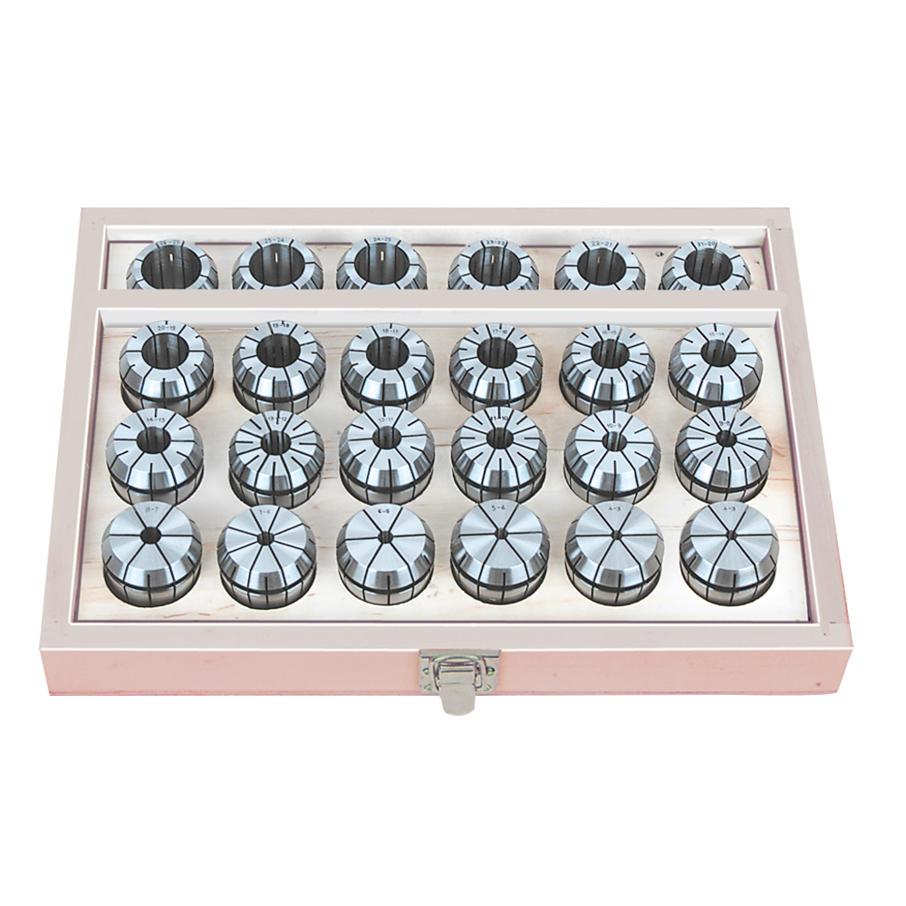 Spannzangen-Sortiment ER32 18-teilig 1mm steigend,Spannbereich 2-20mm in Kassette