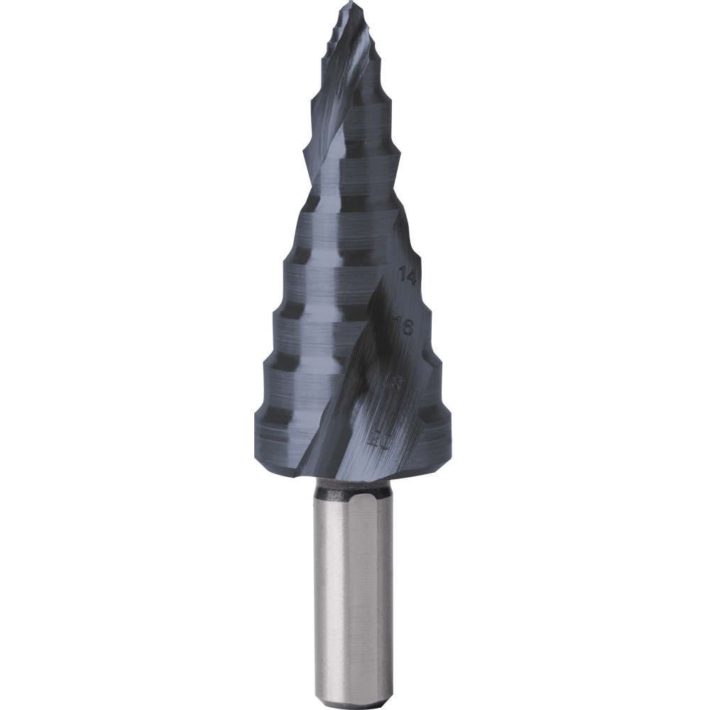Stufenbohrer QUICK-STEP Gr.1 HSS-AlTiN, 6-20mm